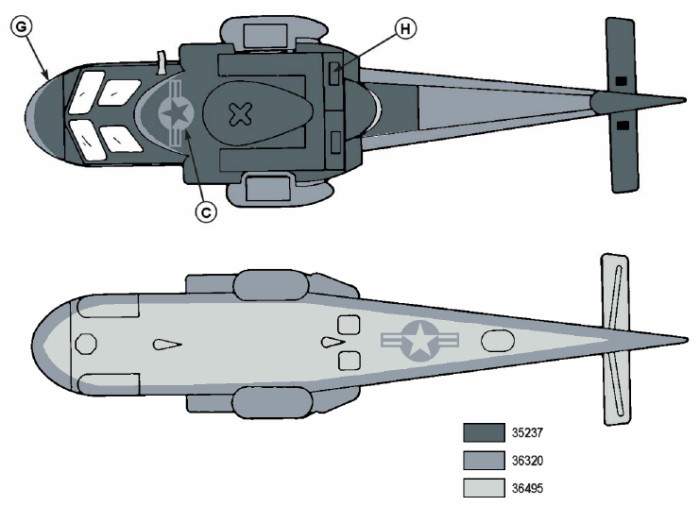 SH-2 Seasprite Tactical Color Profile and Paint Guide