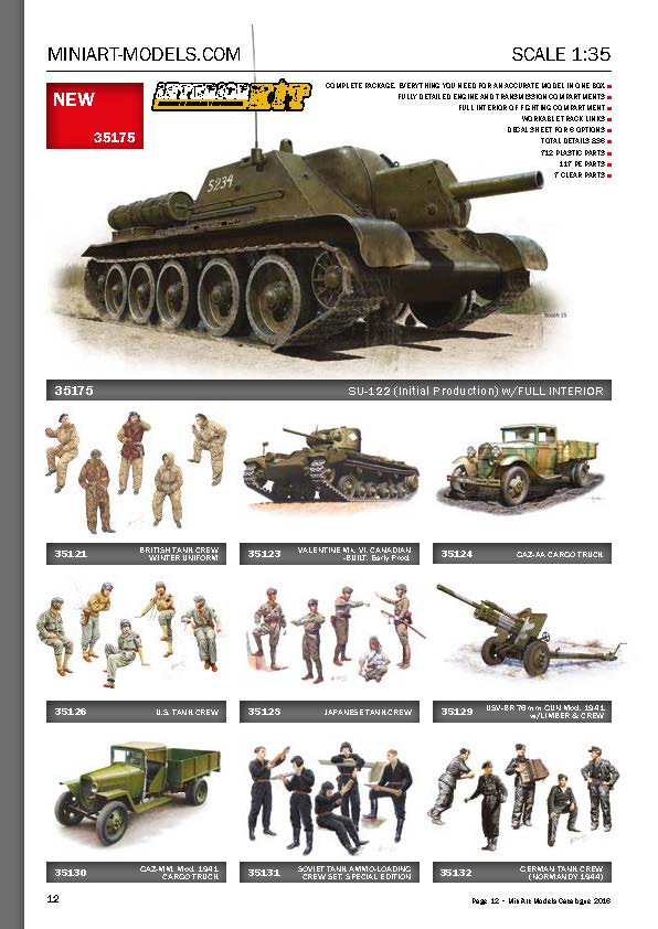 MiniArt 2016 Catalog Page 12