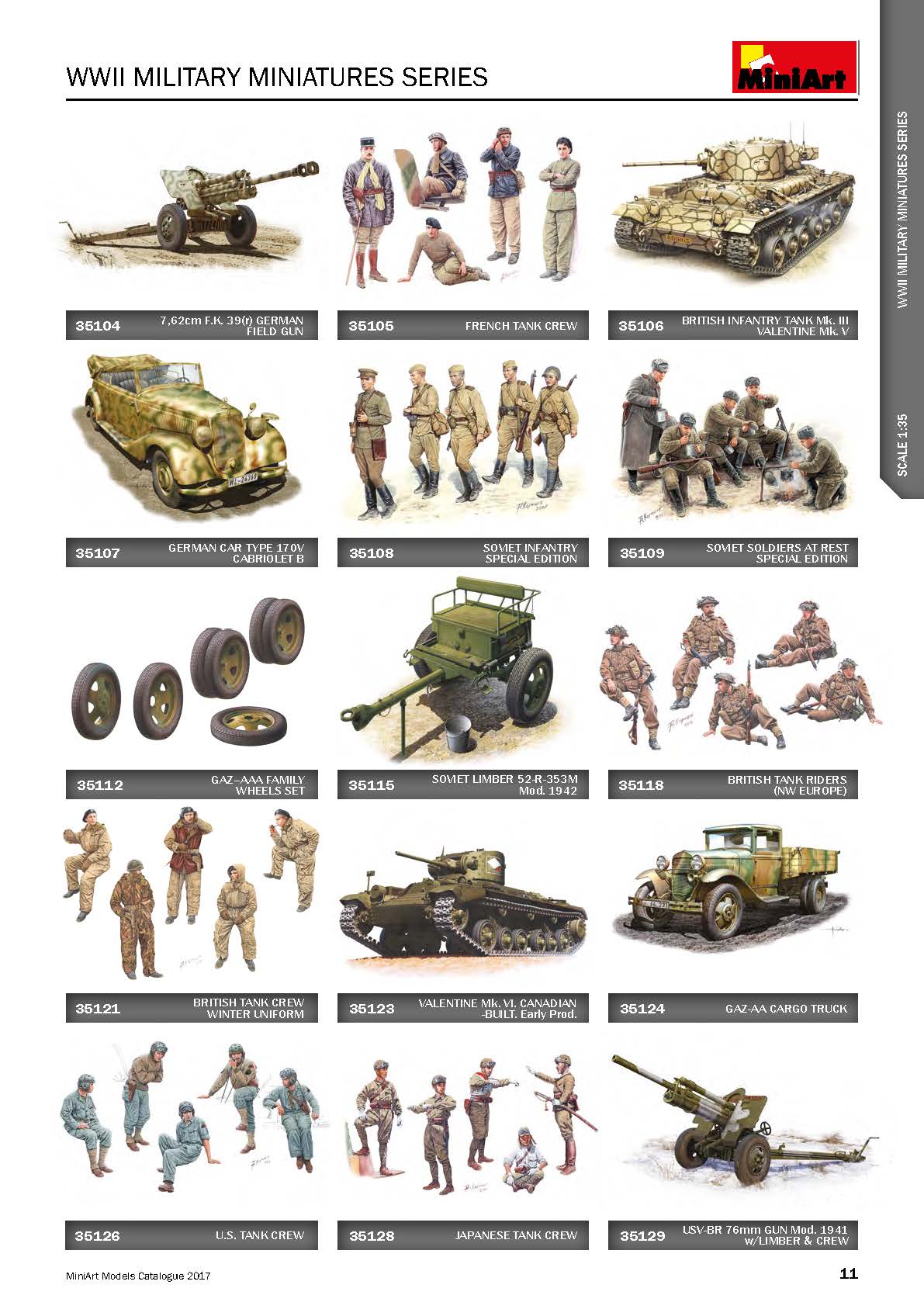 MiniArt 2017 Catalog Page 11