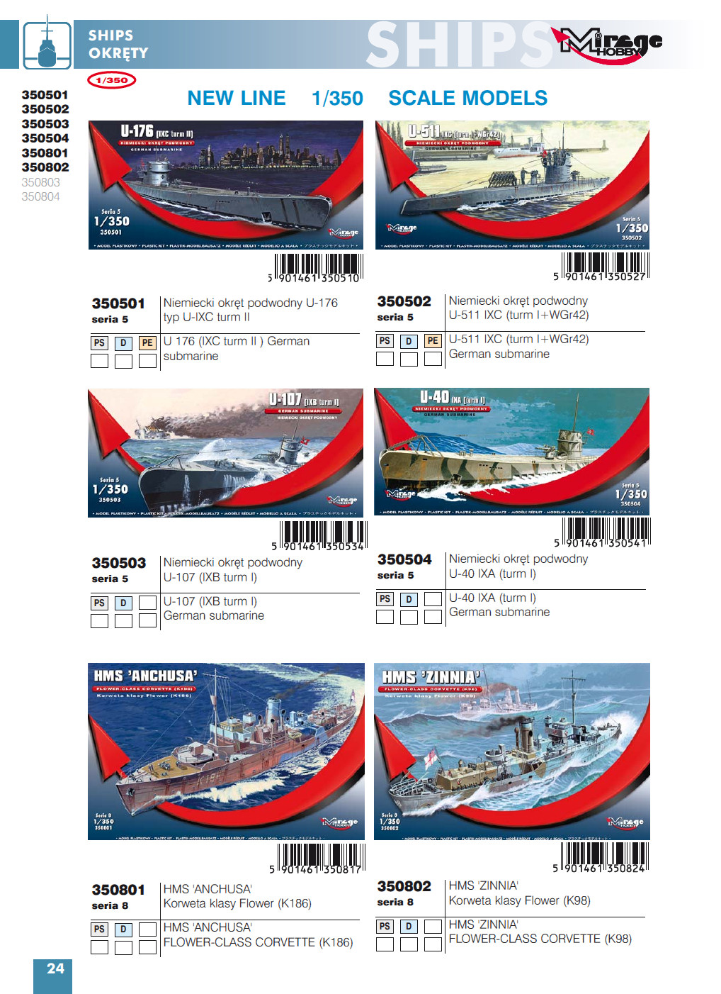 Mirage Hobby 2014 Catalog Page 26