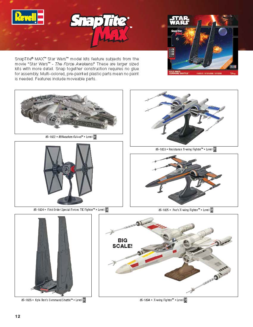 Revell 2016 Catalog Page 12