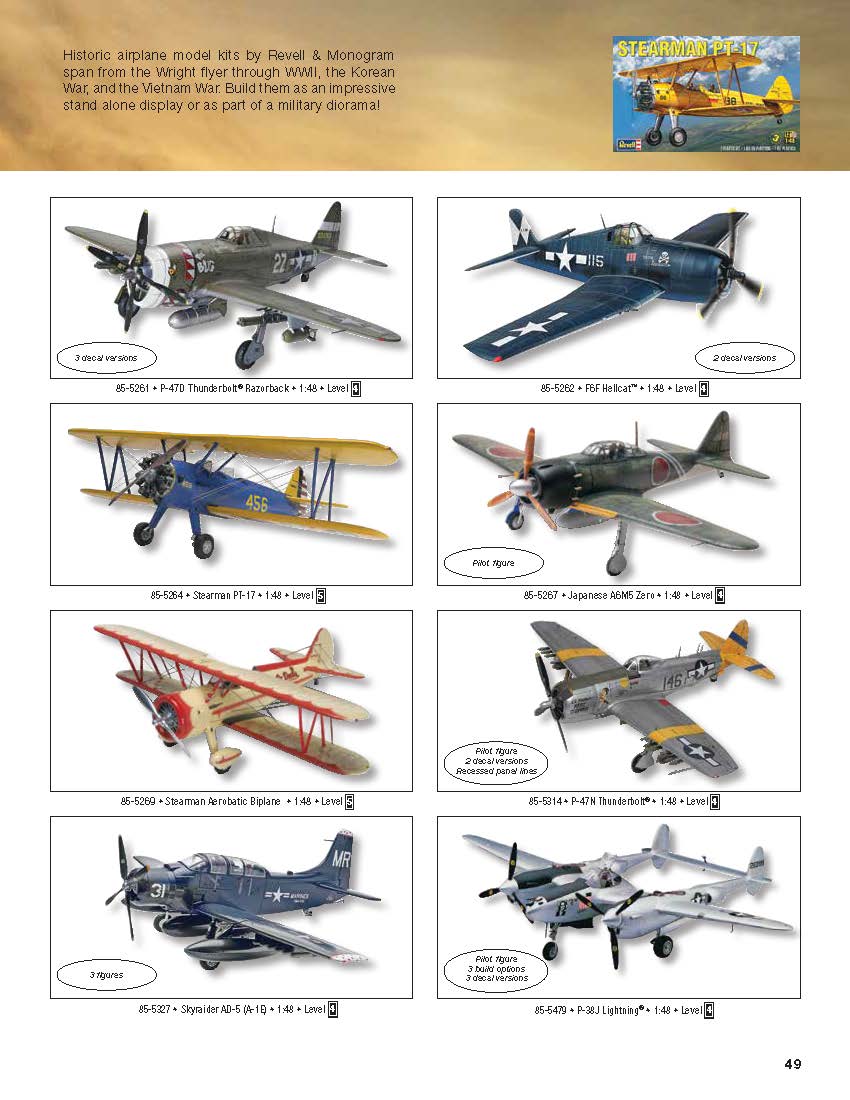 Revell 2016 Catalog Page 49