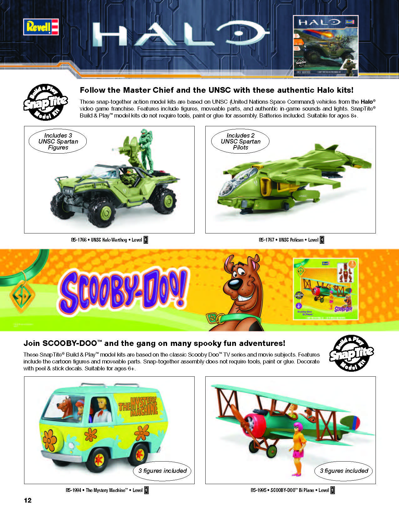 Revell/USA 2017 Catalog Page 12