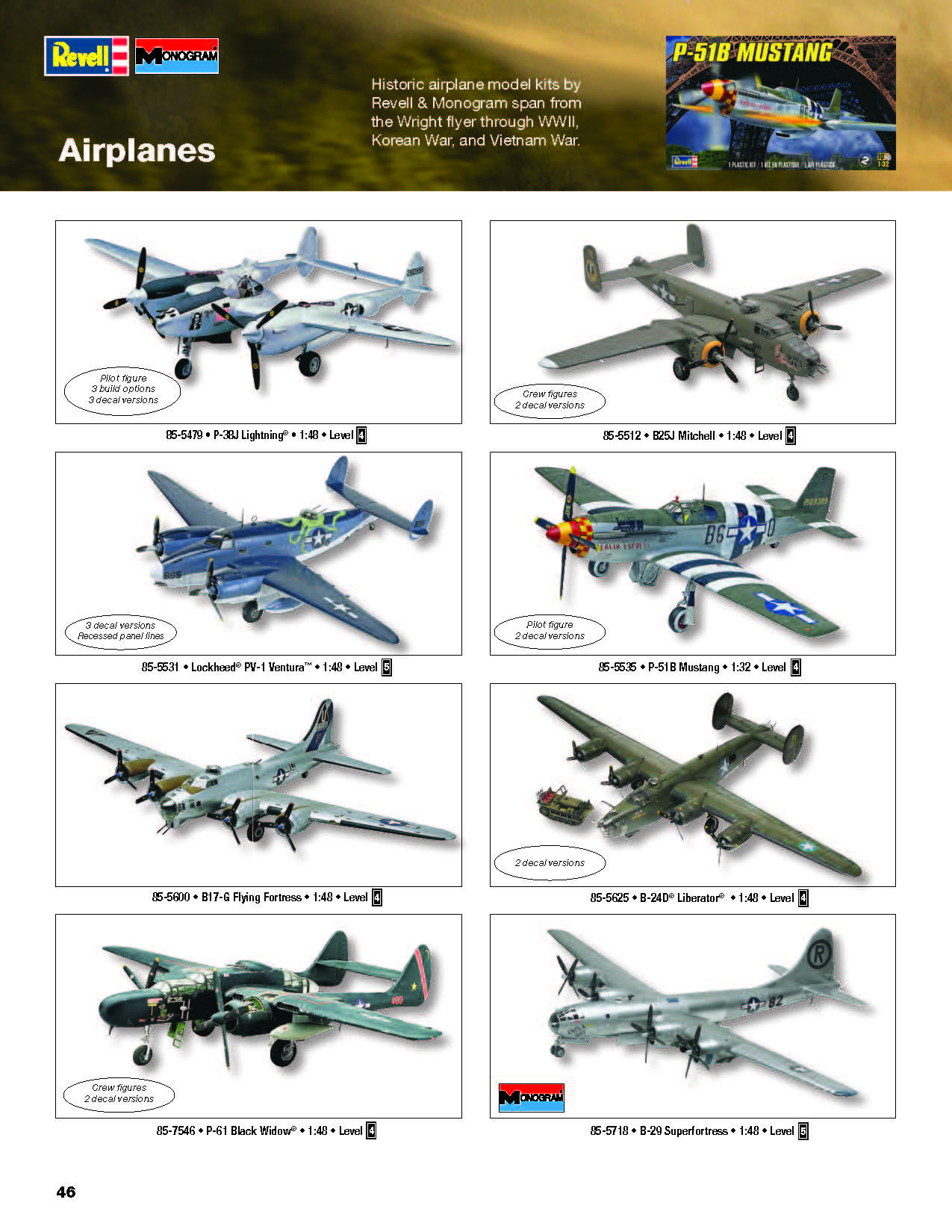 Revell/USA 2017 Catalog Page 46