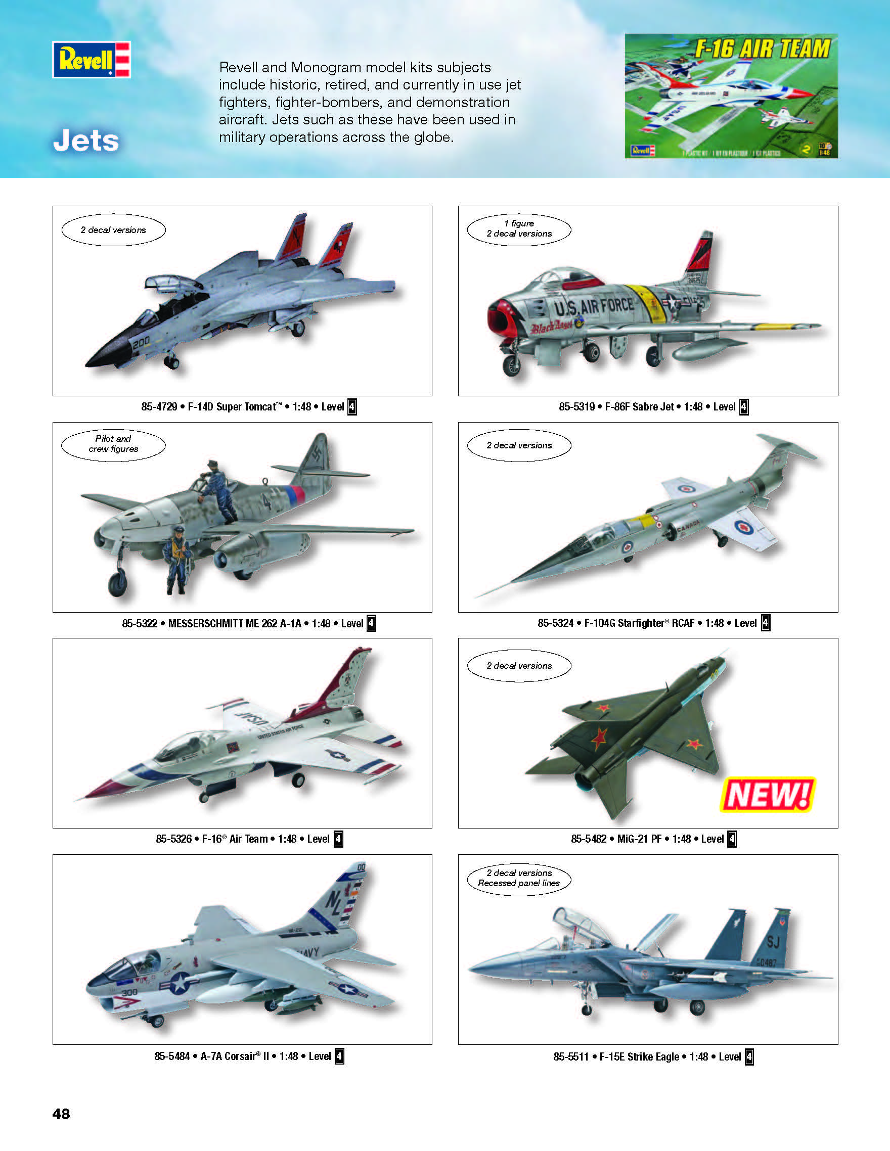 Revell/USA 2017 Catalog Page 48