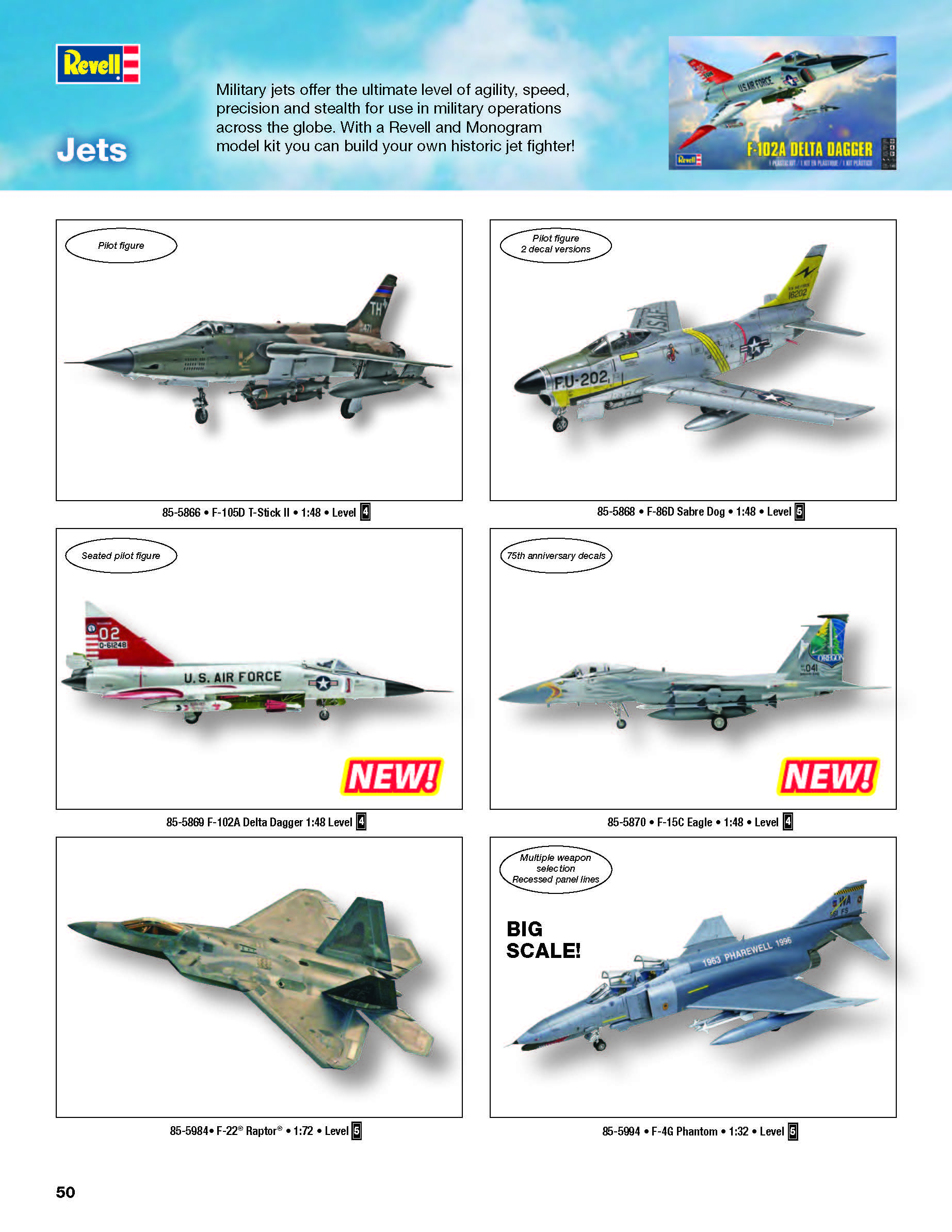 Revell/USA 2017 Catalog Page 50