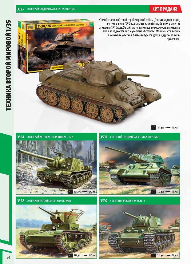 Zvezda 2018 Catalog Page 34