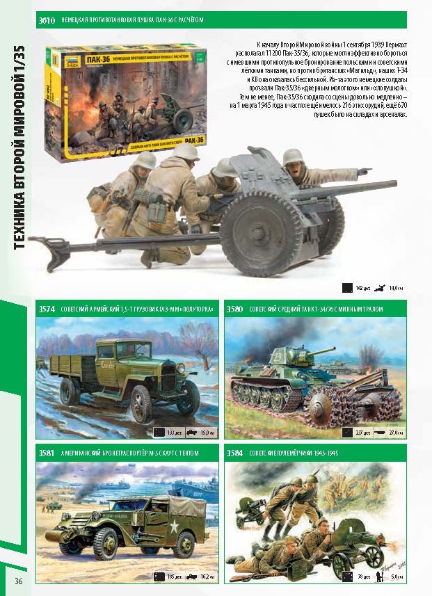 Zvezda 2018 Catalog Page 36