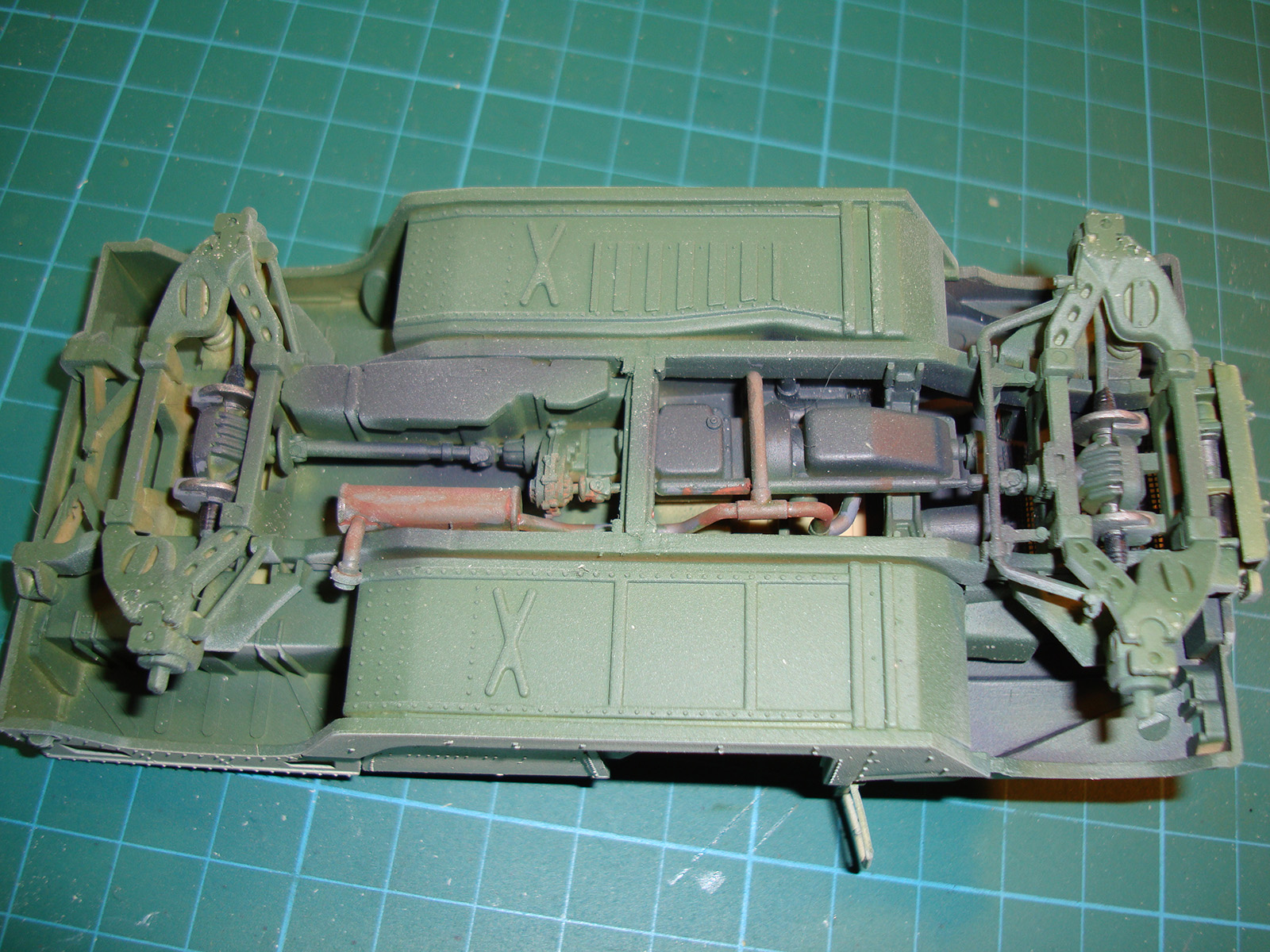 Academy 13405 1/35 M998 IED Gun Truck Build Image 07