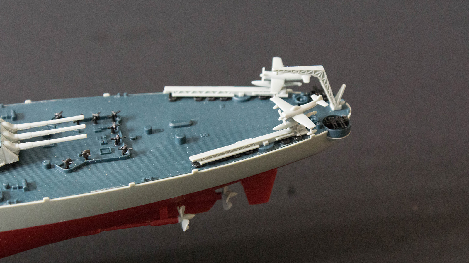 Academy 14222 1/700 USS Missouri BB 63 Build Image 08