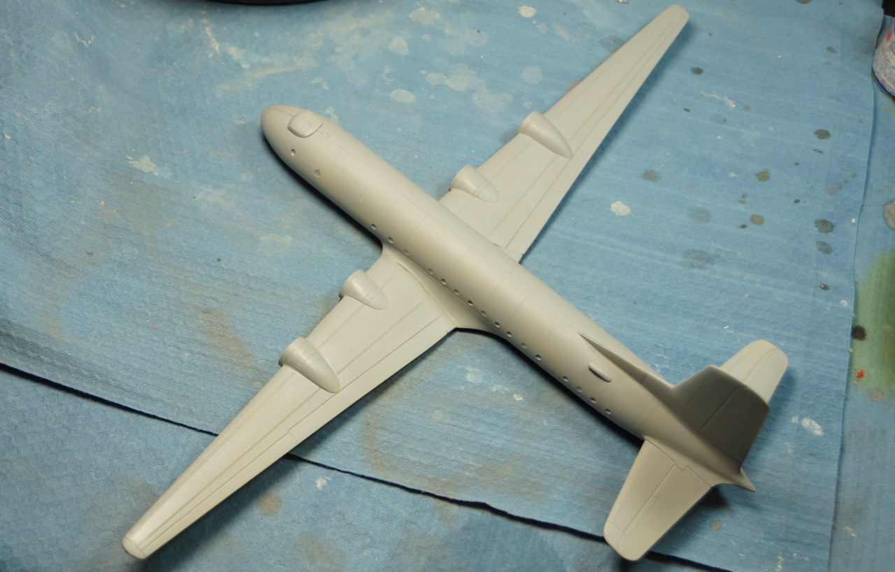 Anigrand Craftswork 4017 1/144 Douglas C-74 Globemaster Build Image 07