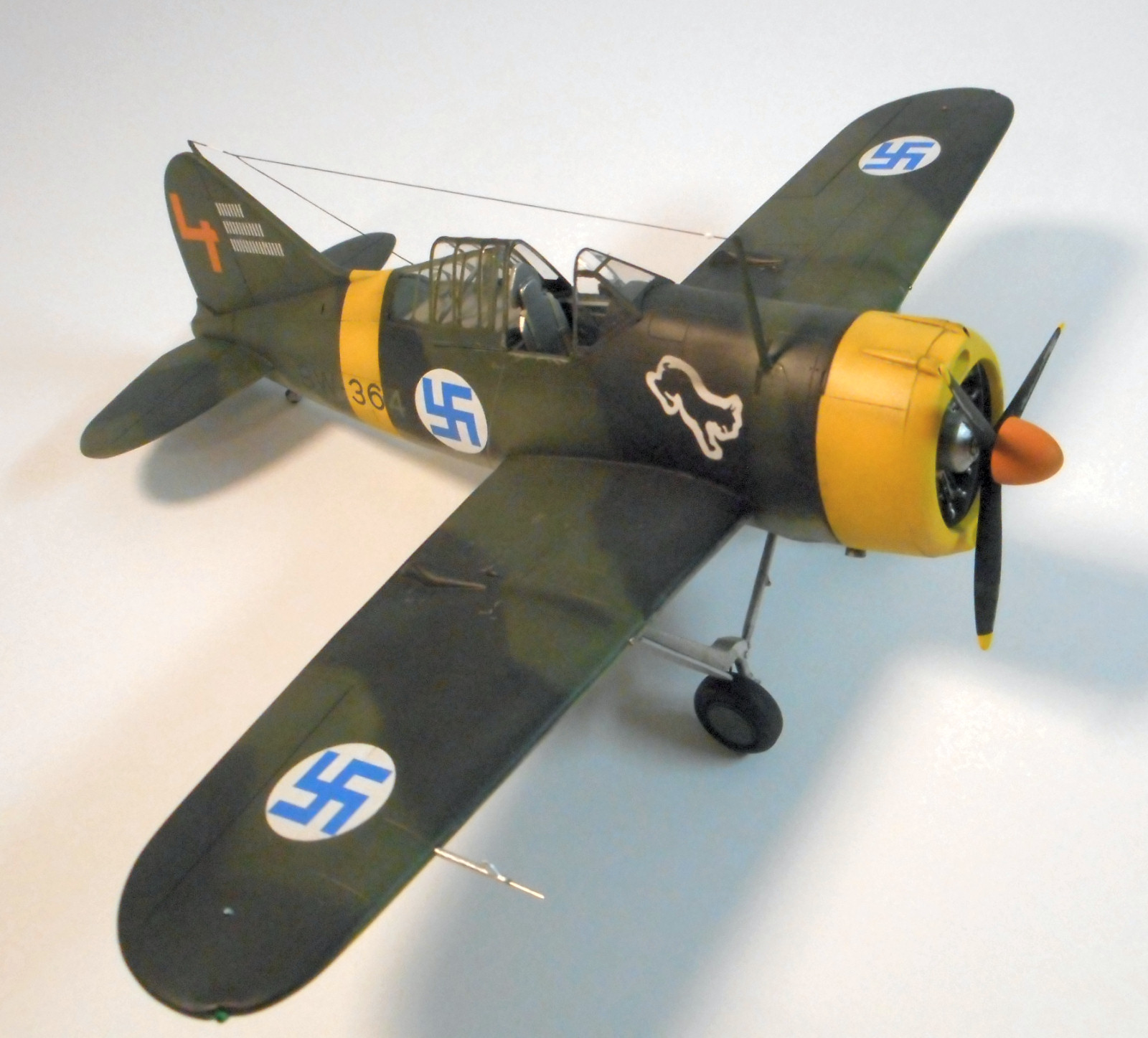 Classic Airframes 4101 1/48 Model 239 Buffalo Build Image 10