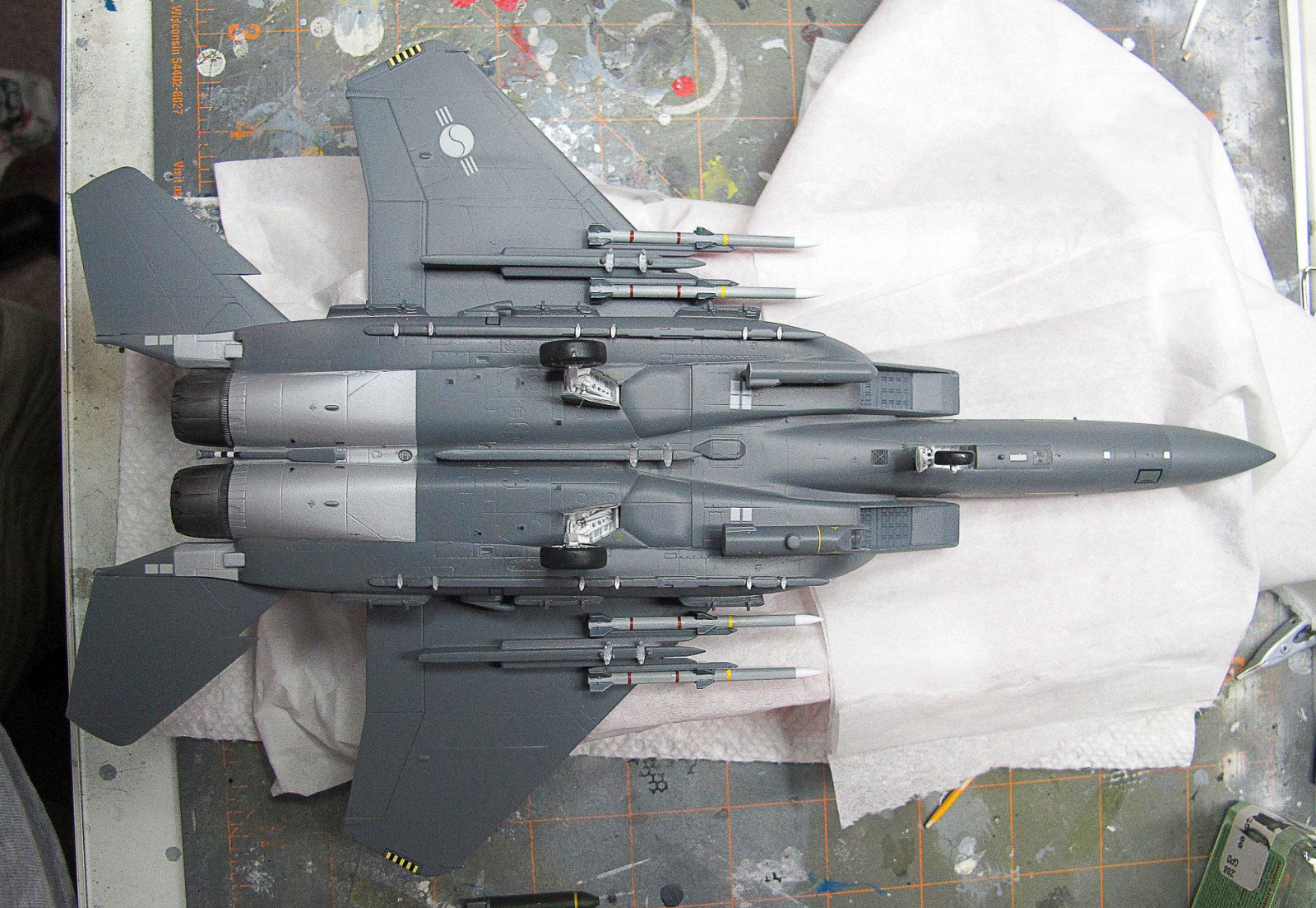 Hasegawa 1/72 F-15K Slam Eagle Build Review Image 07