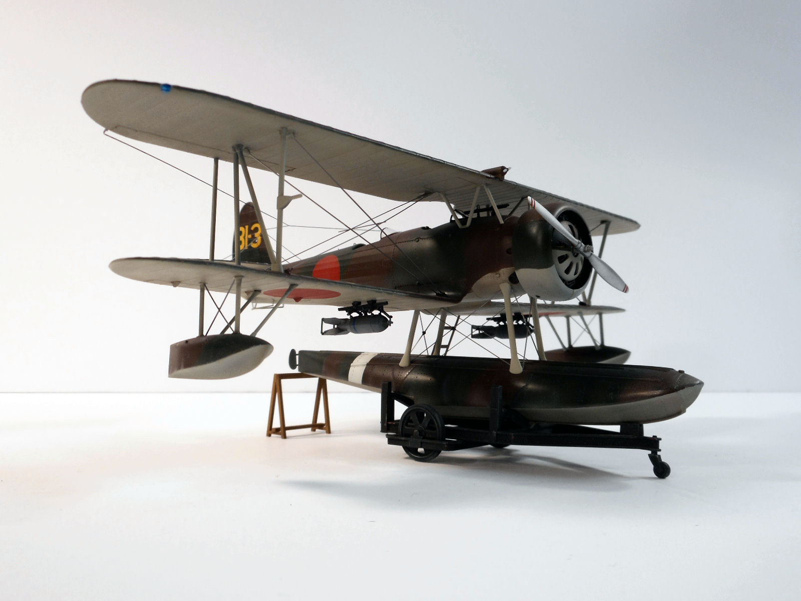 Hasegawa 19197 1/48 E8N1 Type 95 (Dave) Reconnaissance Seaplane Build Review Image