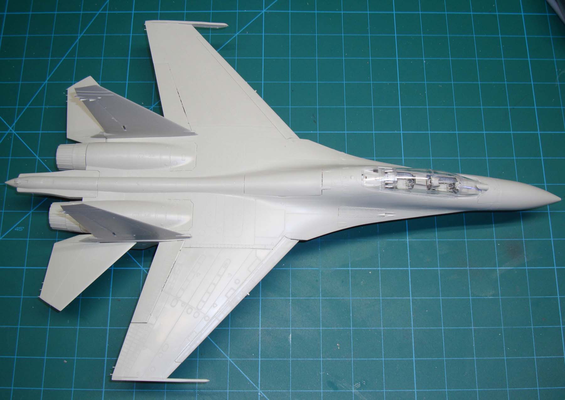 Kitty Hawk 80168 1/48 Su-27UB Flanker C Quick Build Review