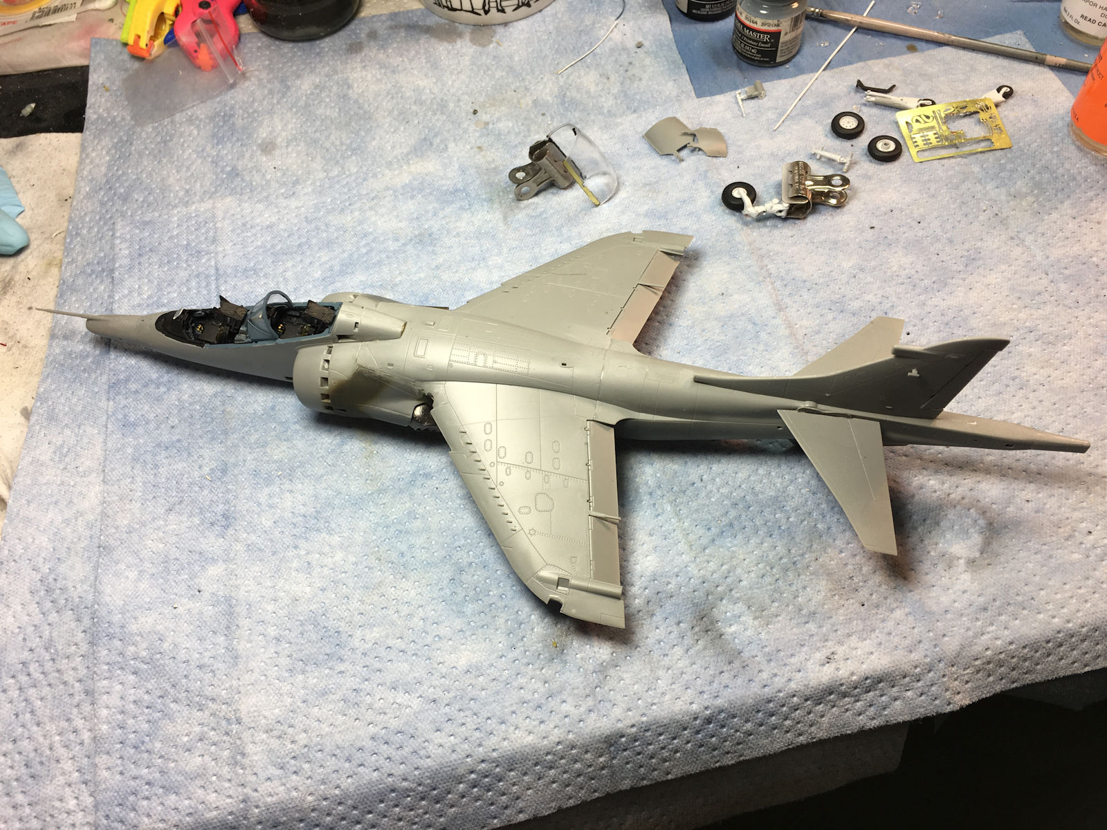 Kinetic 1/48 T-Series Harrier Two-Seat Trainer Build Image