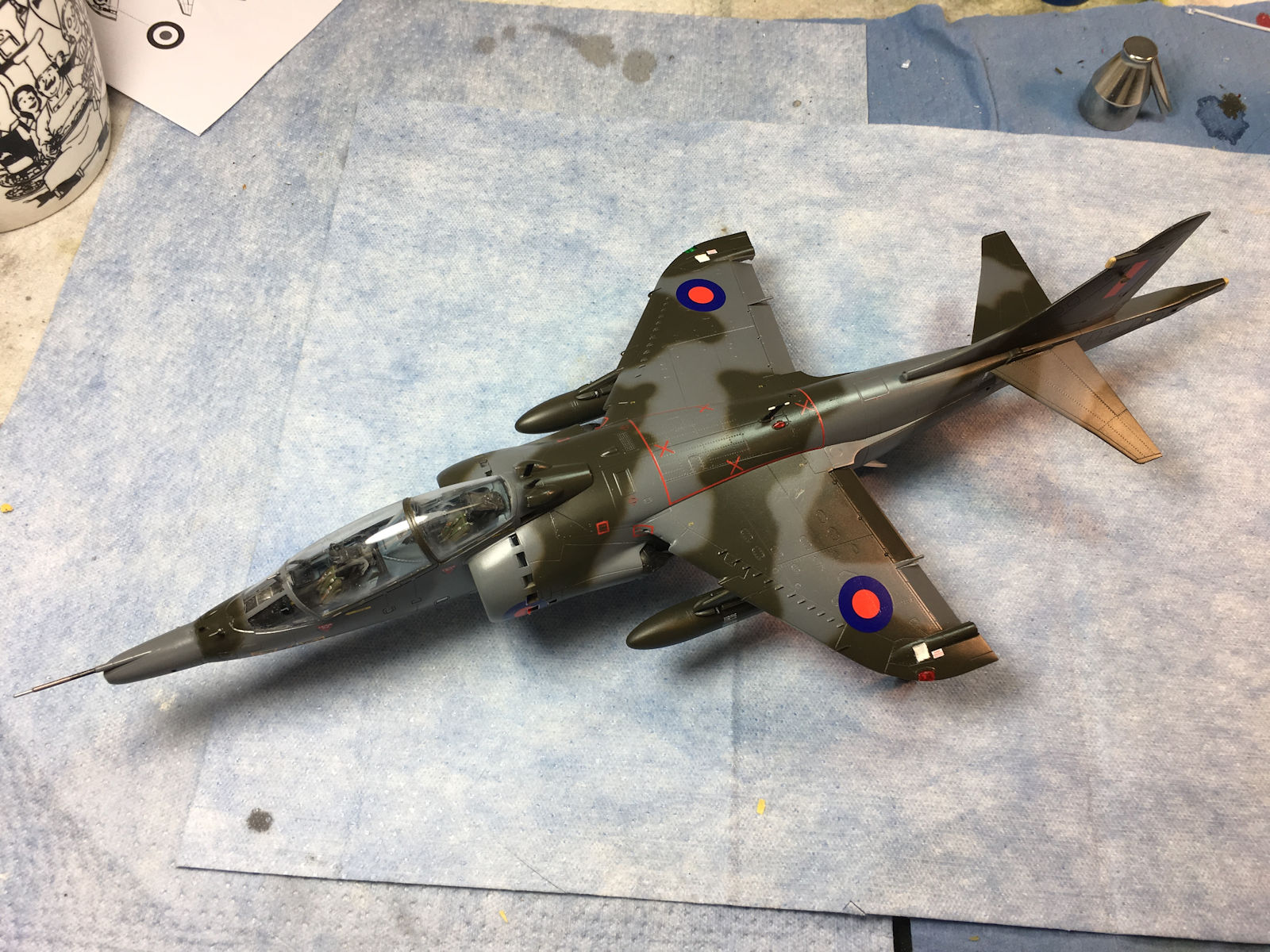 Kinetic 1/48 T-Series Harrier Two-Seat Trainer Build Image