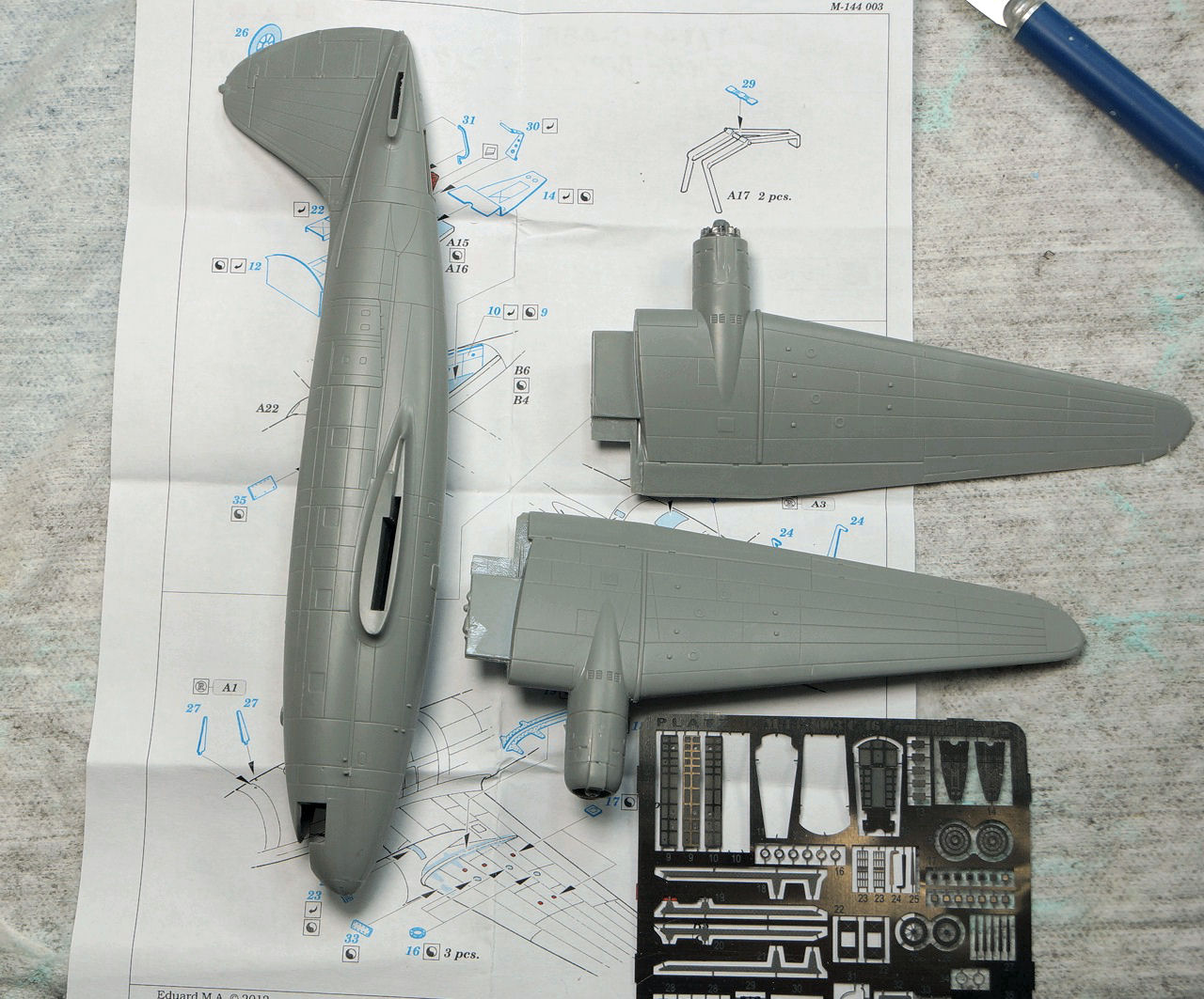 Platz PD-21 1/144 C-46D Commando Build Review Image 04