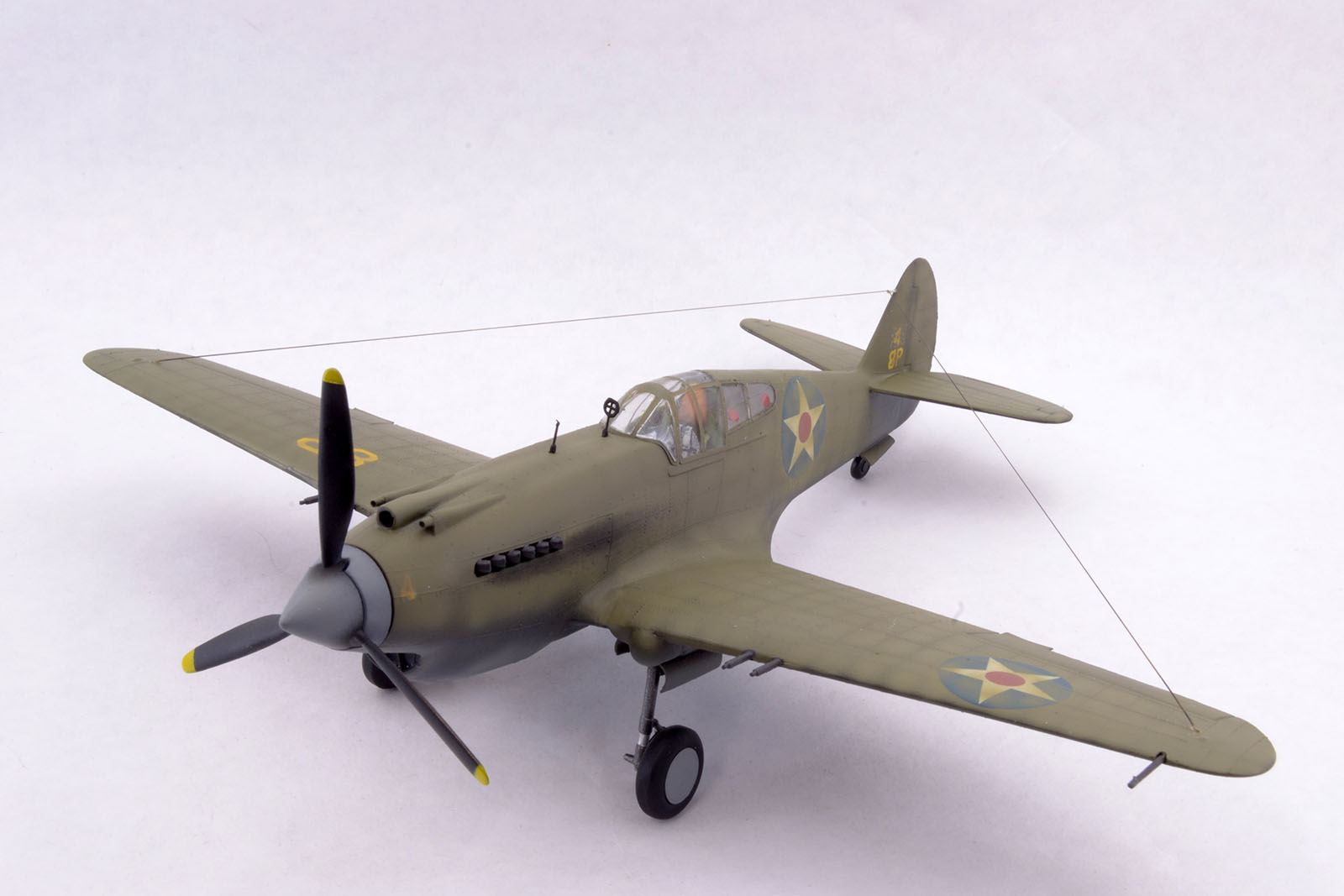 Monogram 5209 1/48 P-40B Build Review Image