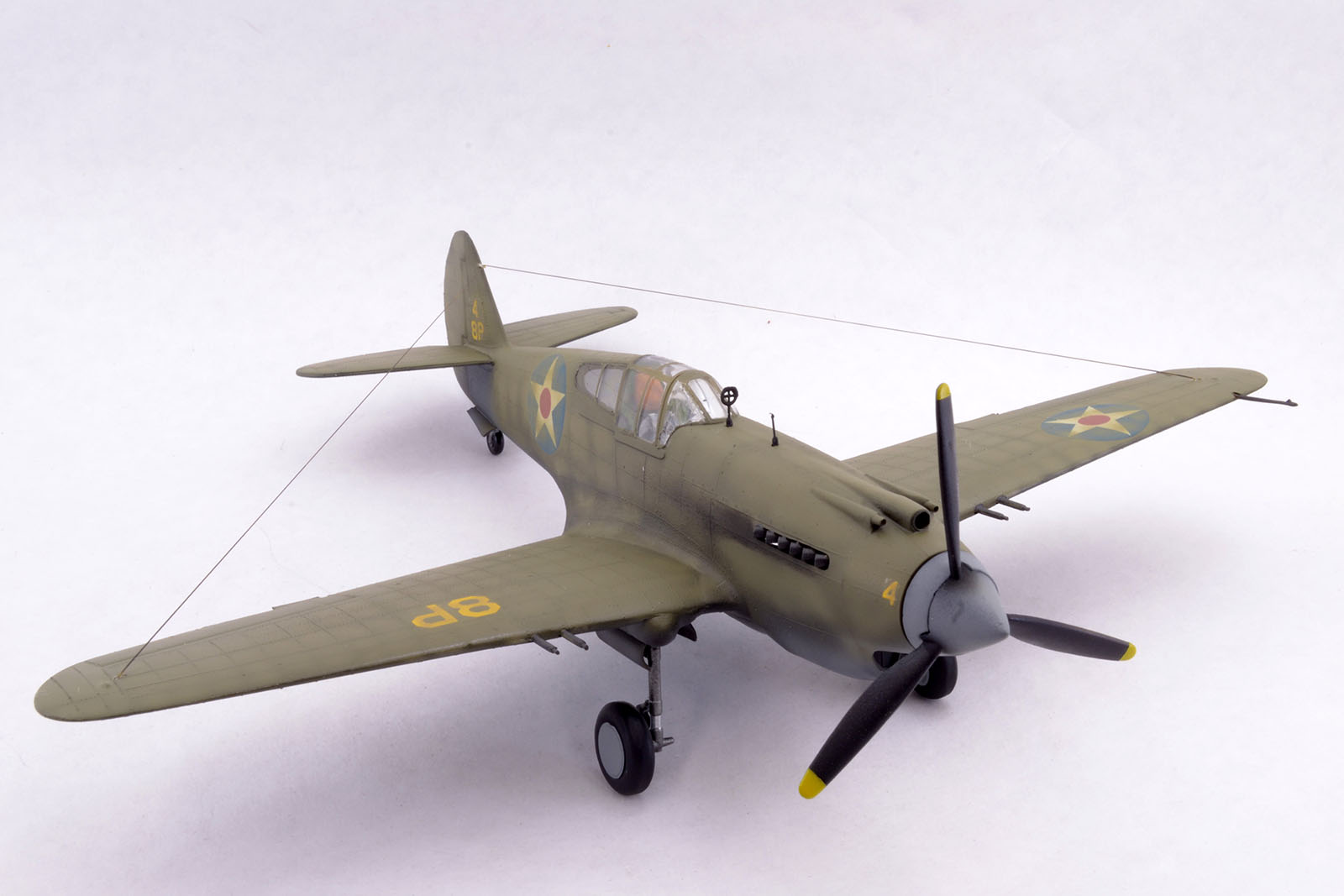 Monogram 5209 1/48 P-40B Build Review Image