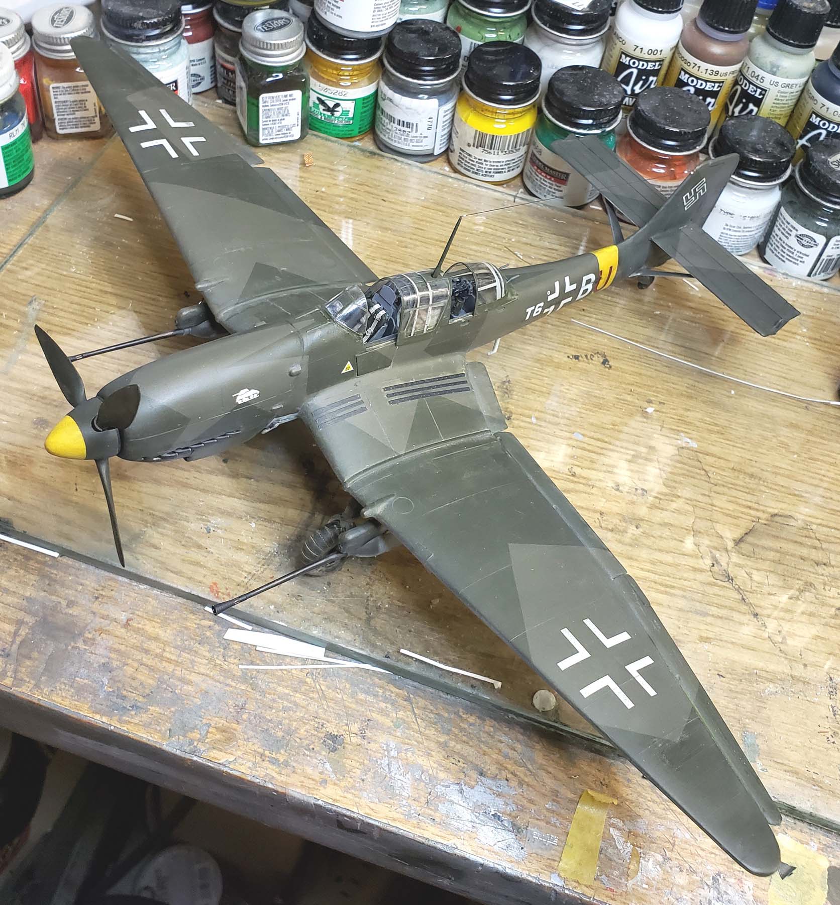 Revell 1/48 Ju 87G-1 Stuka Build Review Image