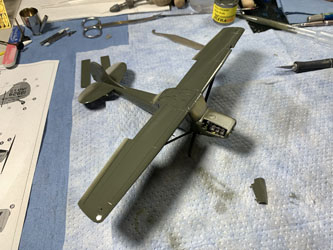 Roden 1/48 O-1 Bird Dog Build