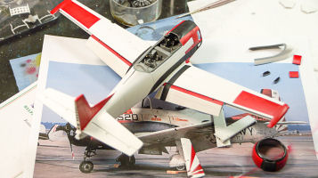 Roden 1/48 T-28C Trojan Build