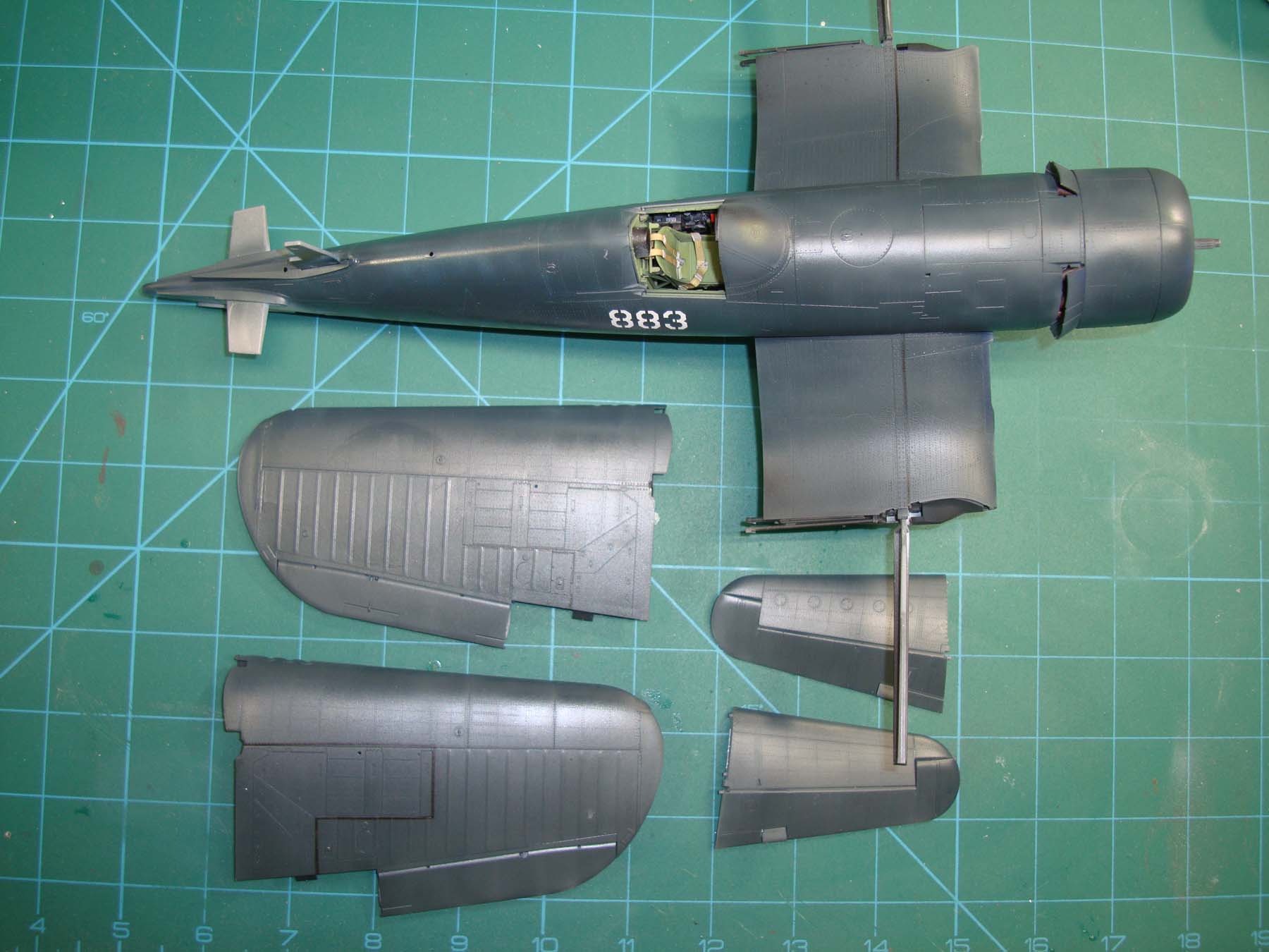 Tamiya 60325 1/32 F4U-1A Corsair Build Review Image