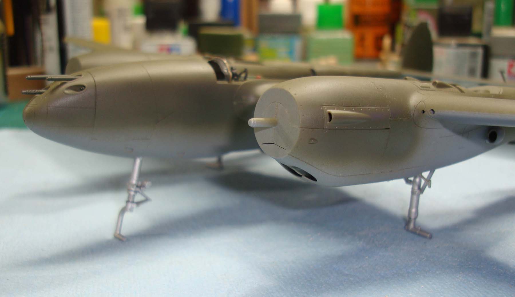 Tamiya 61120 1/48 P-38F Lightning Build Review Image