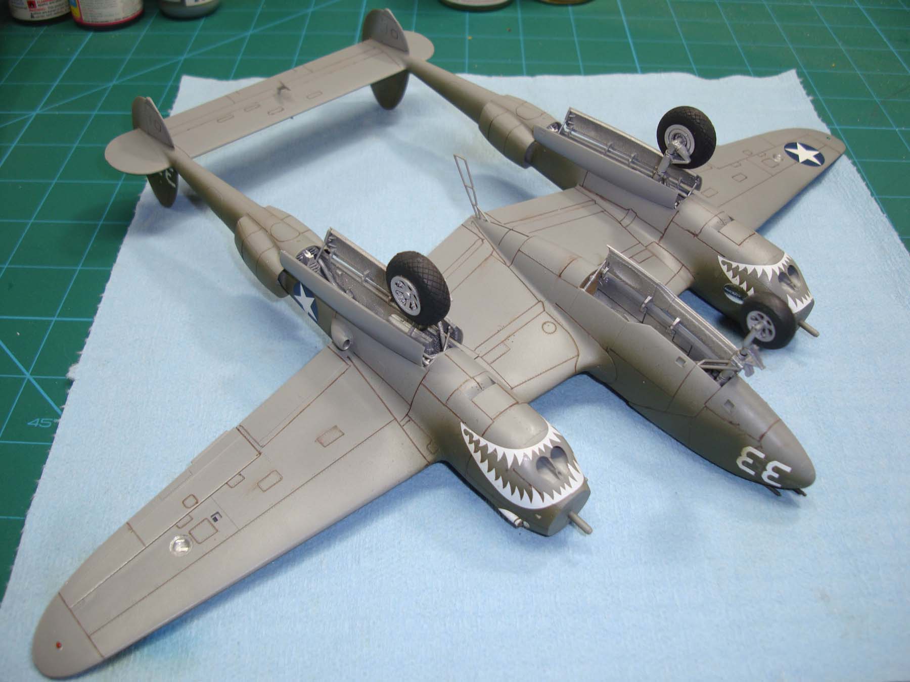 Tamiya 61120 1/48 P-38F Lightning Build Review Image