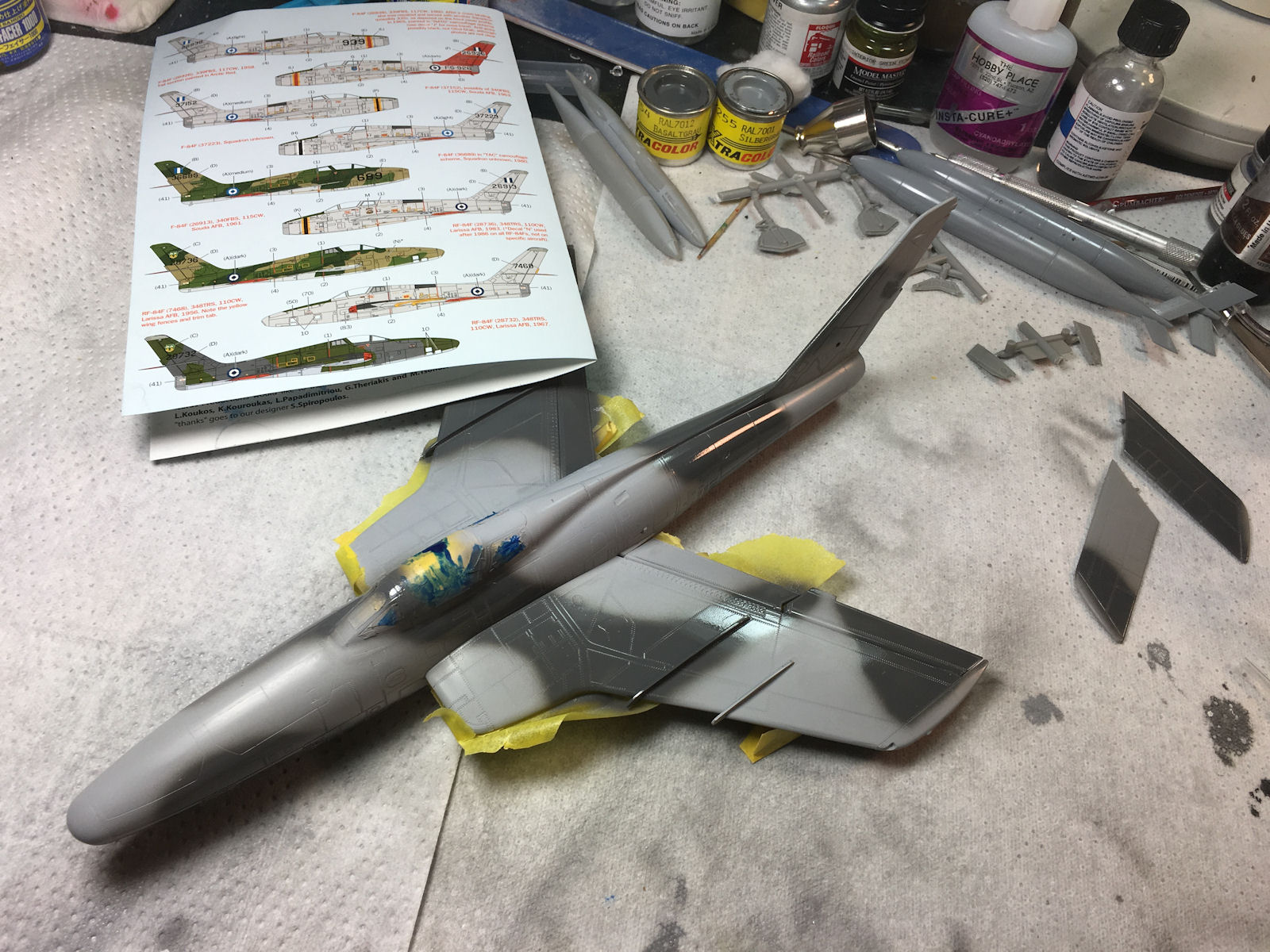 Tanmodel 2201 1/48 RF-84F Thunderflash Build Review Image