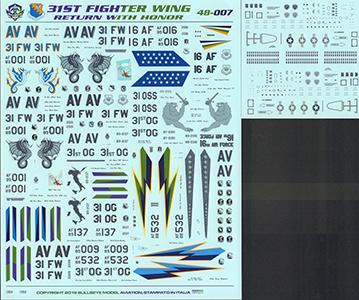 F-16C 31st Fighter Wing History