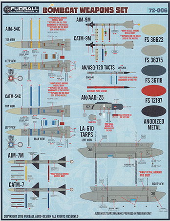 Bombcat Weapons Set