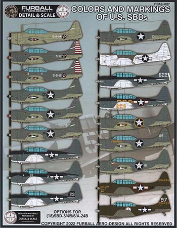 Colors and Markings of the US SBDs