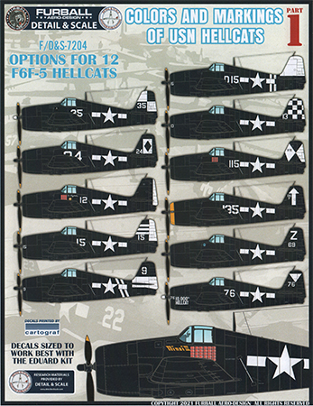 Colors and Markings of US Navy Hellcats Part 1