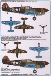 Kits-World Decals 132037 1/32 P-40F Warhawk Decal First Look