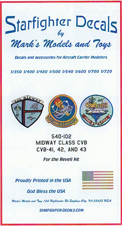 Midway Class Decals