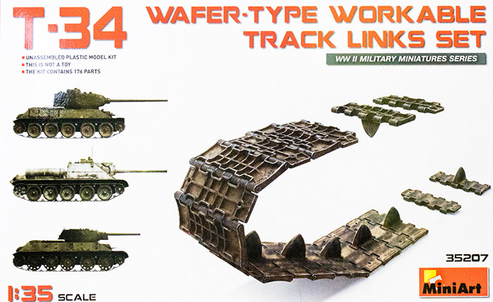 T-34 Wafer-Type Workable Track Links Set