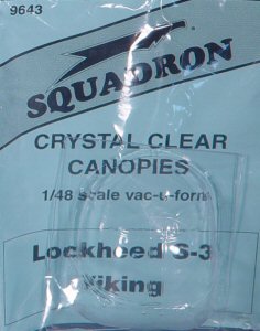 S-3 Viking Crystal Clear Canopy