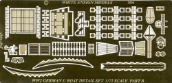 White Ensign Models' PE7203 1/72 Type VIIC U-Boat Detail Set First Look