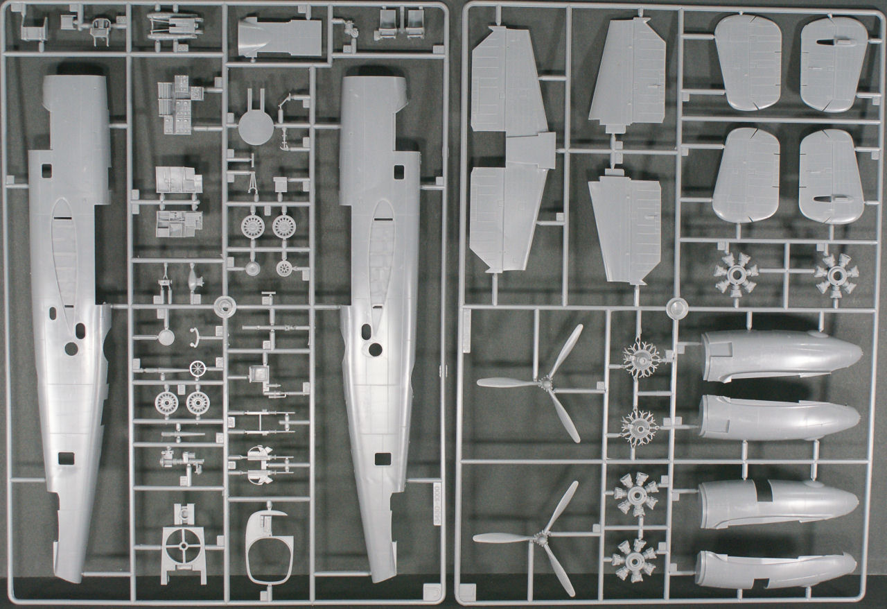 Academy 12290 1/48 B-25G Mitchell Parts Image 01