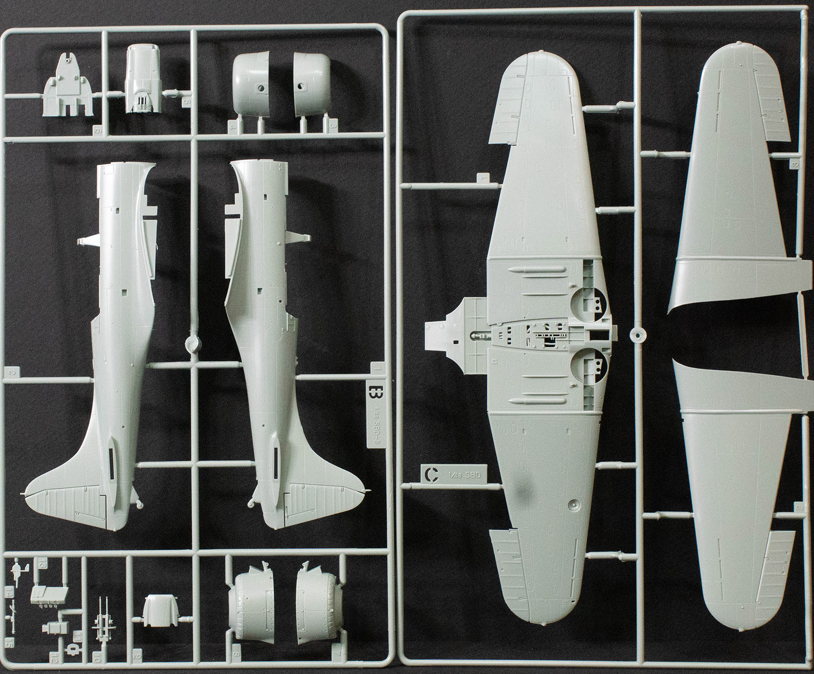 Academy 12329 1/48 SBD-5 Dauntless Parts Image 01