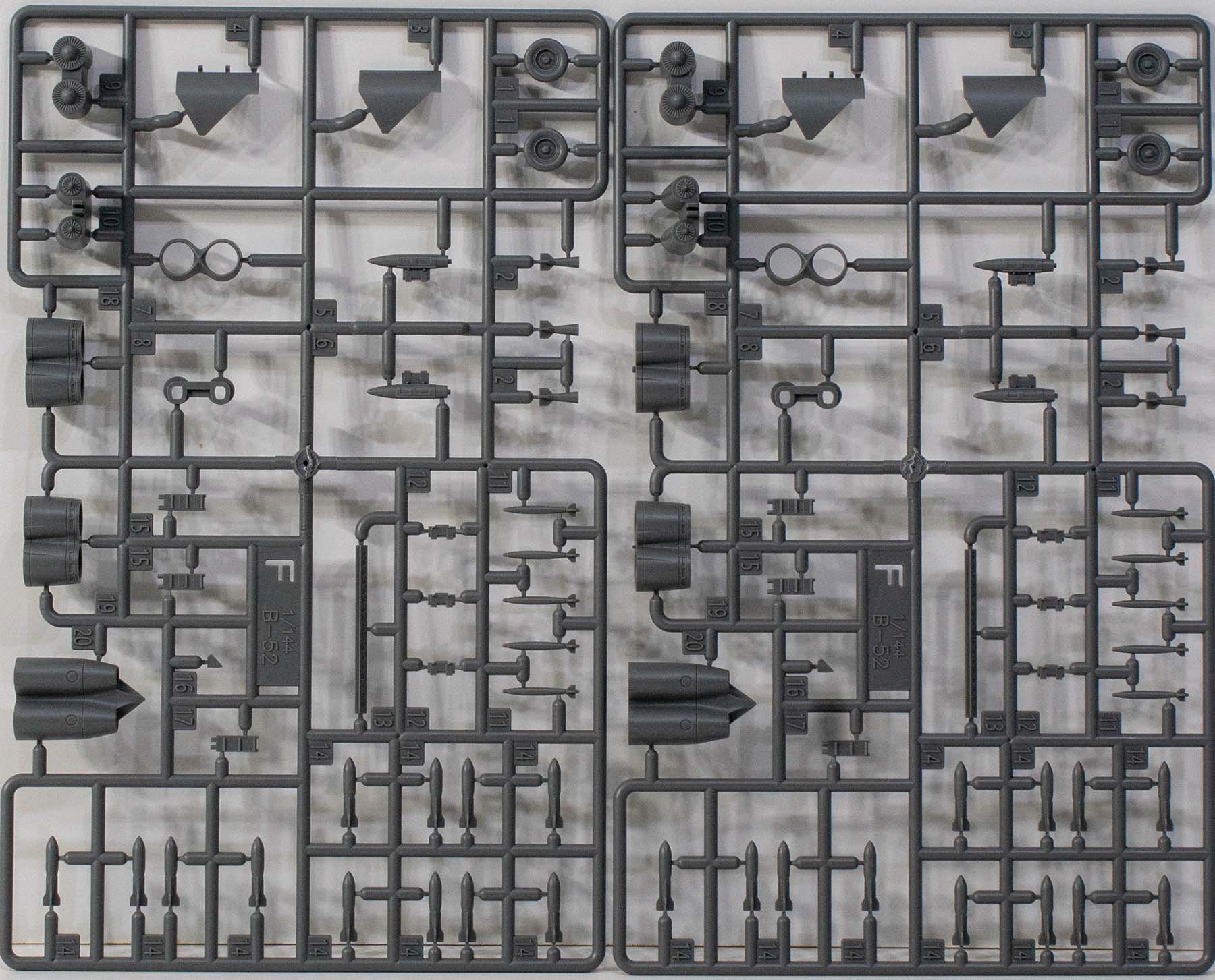 Academy 12622 1/144 B-52H Stratofortress 20th BS 'Buccaneers' Parts Image 03