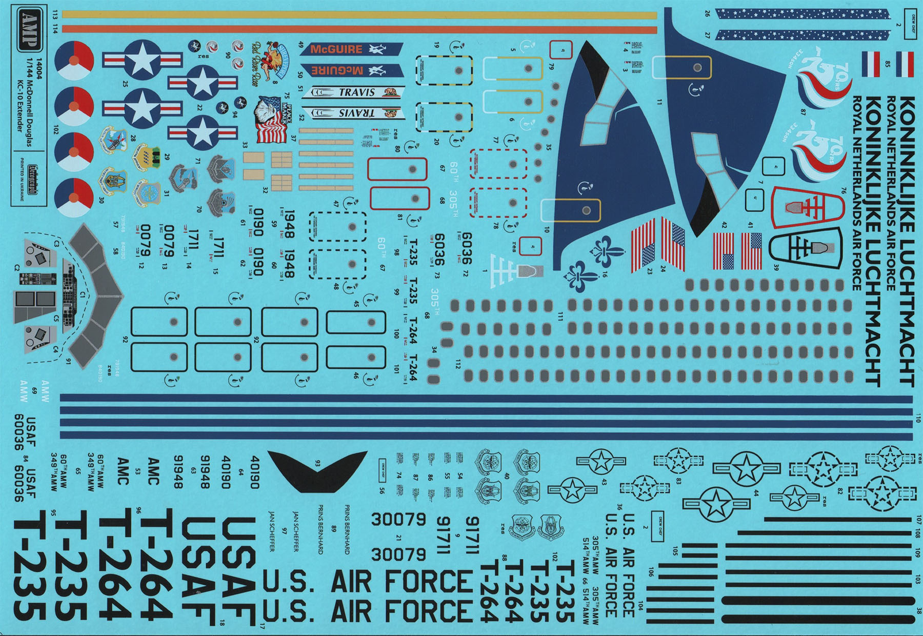 AMP 14004 1/144 KC-10 Extender Parts Image 04