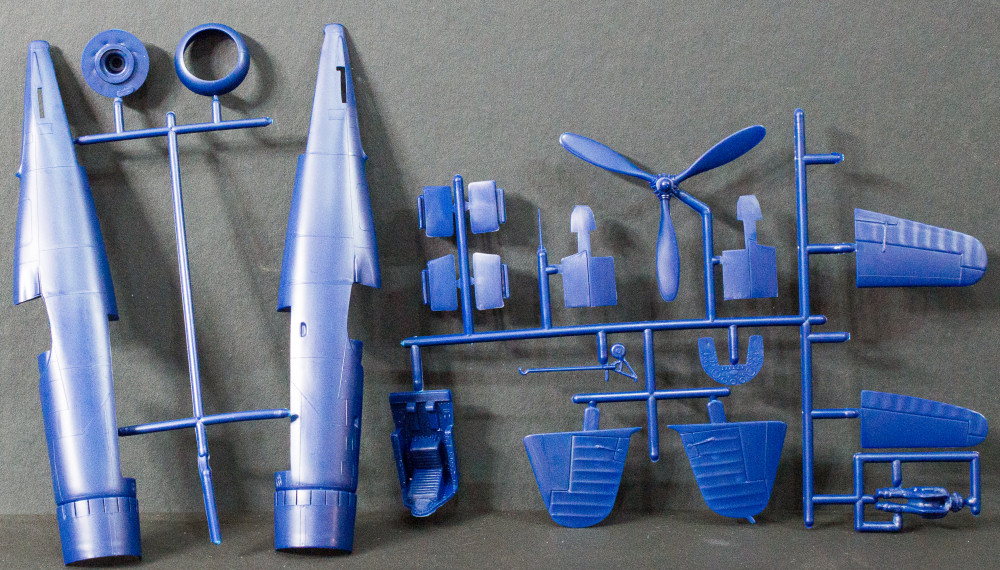 AMT 0867 1/48 F4U-1 Birdcage Corsair Parts Image 01