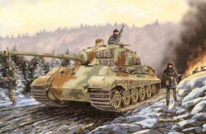 King Tiger Late Production w/New Pattern Track Ardennes 1944