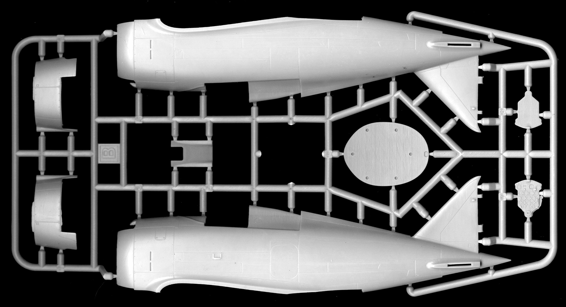 Dora Wings 48029 1/48 Republic P-43 Lancer Parts Image 01