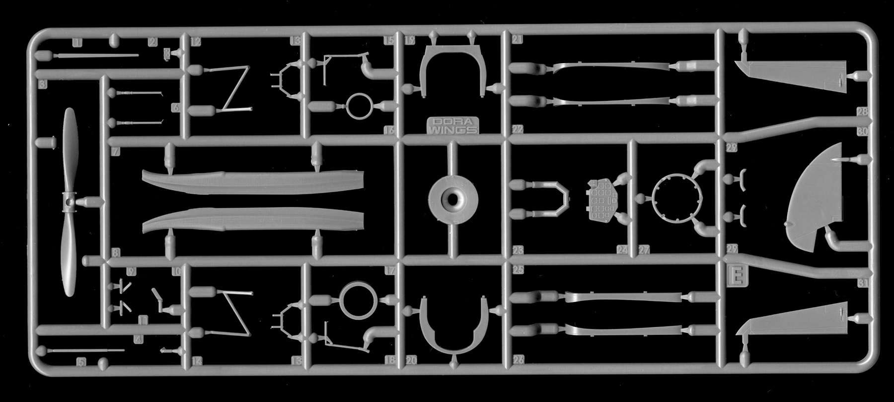 Dora Wings 48036 1/48 Curtiss-Wright CW-22B Parts Image 05