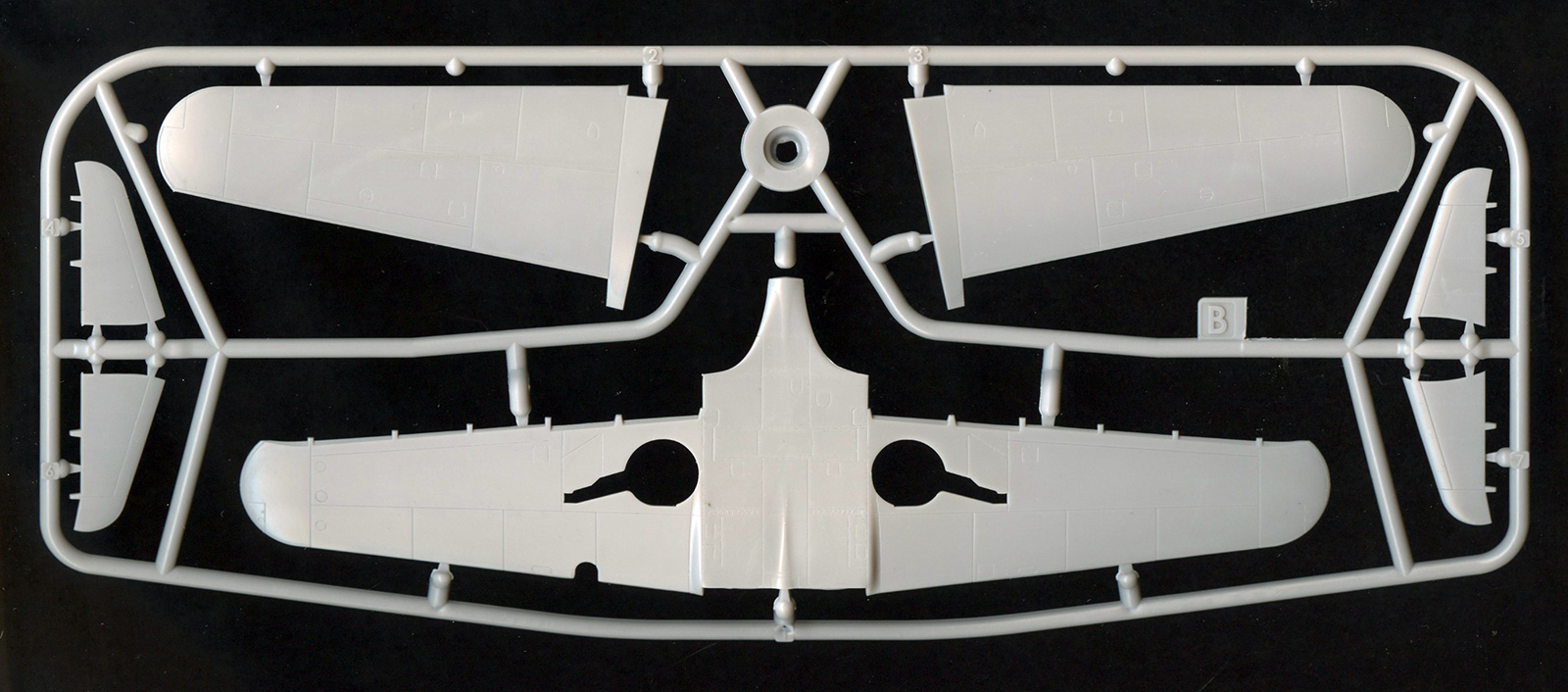 Dora Wings 72005 1/72 P-63E Kingcobra Parts Image 02