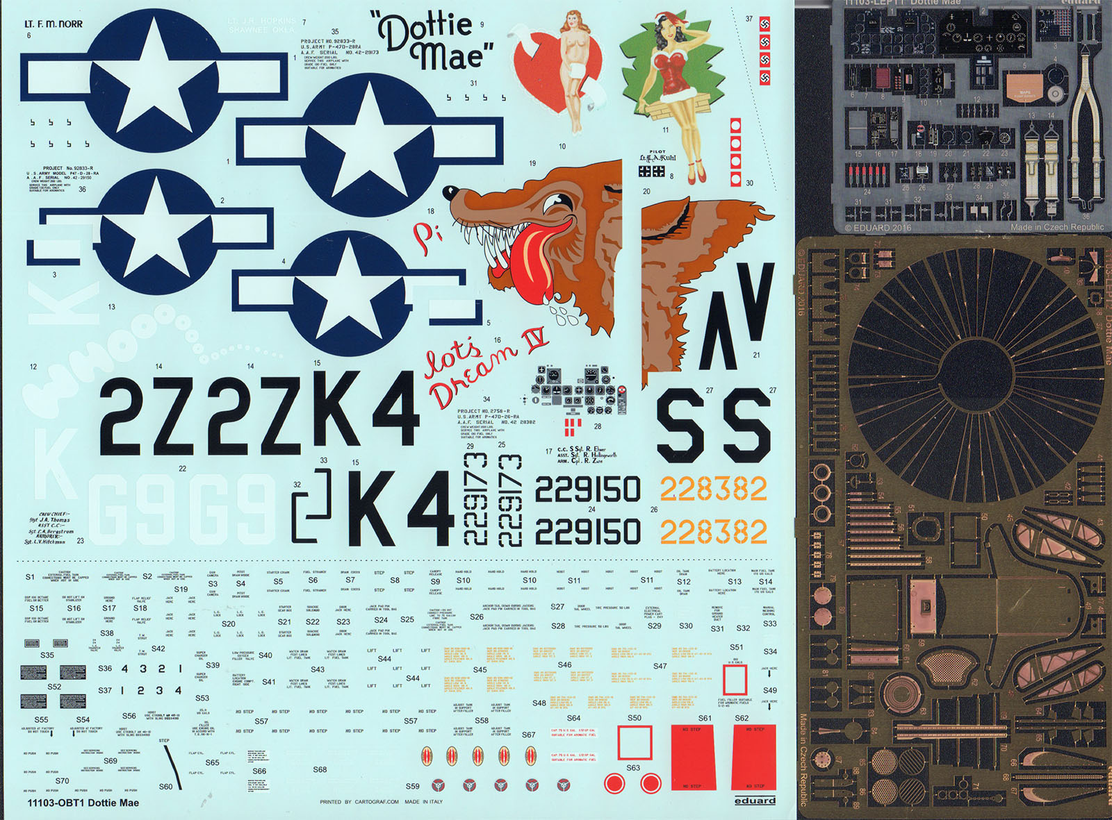 Eduard 11103 1/32 P-47D 'Dottie Mae' Kit First Look Image 06